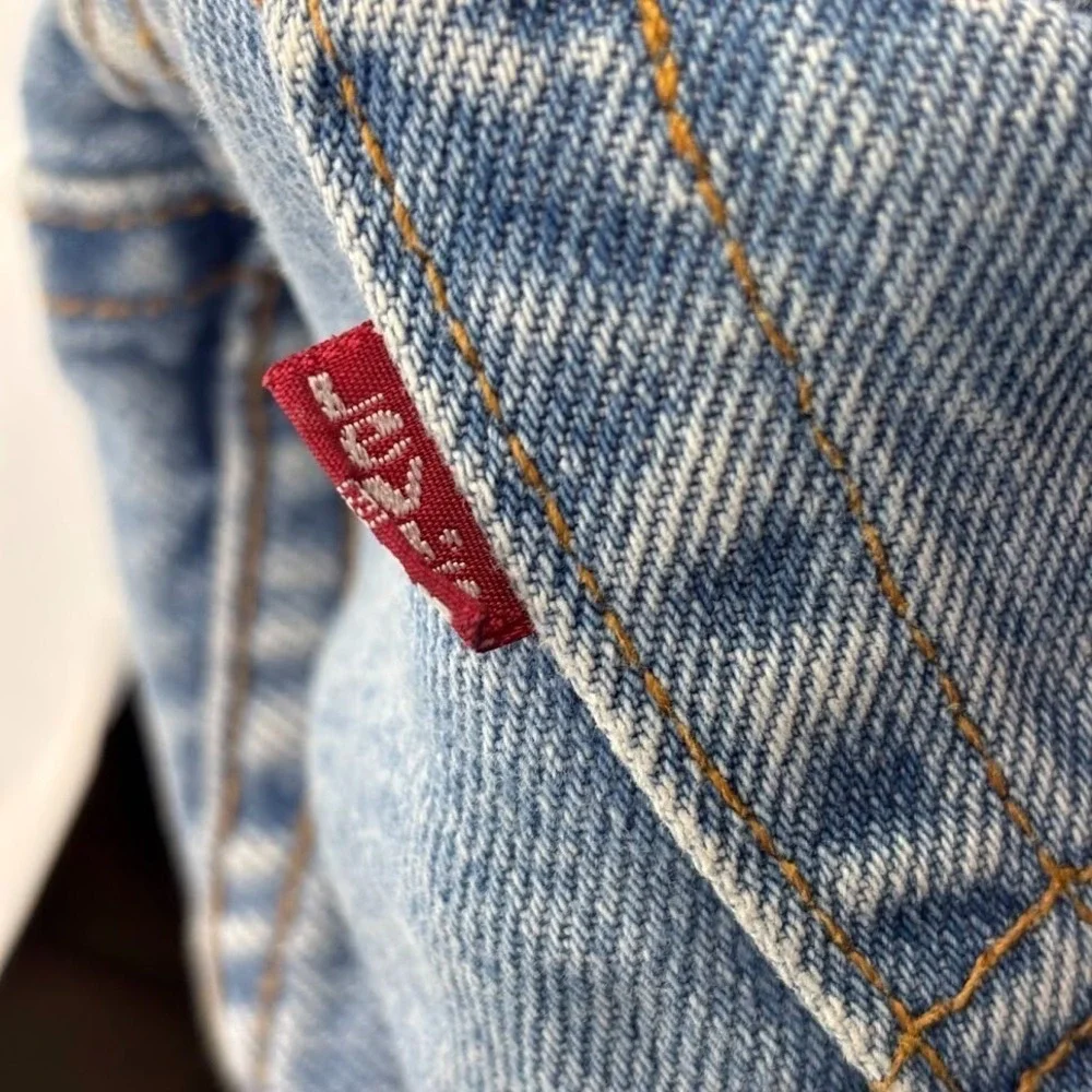 VTG Levis 550 Jeans Mens‎ 36x30 (35X31) Blue Relaxed Tapered Made USA 90s Light